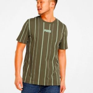 ❤4/$12 Puma Modern Basics Striped Tee Shirt